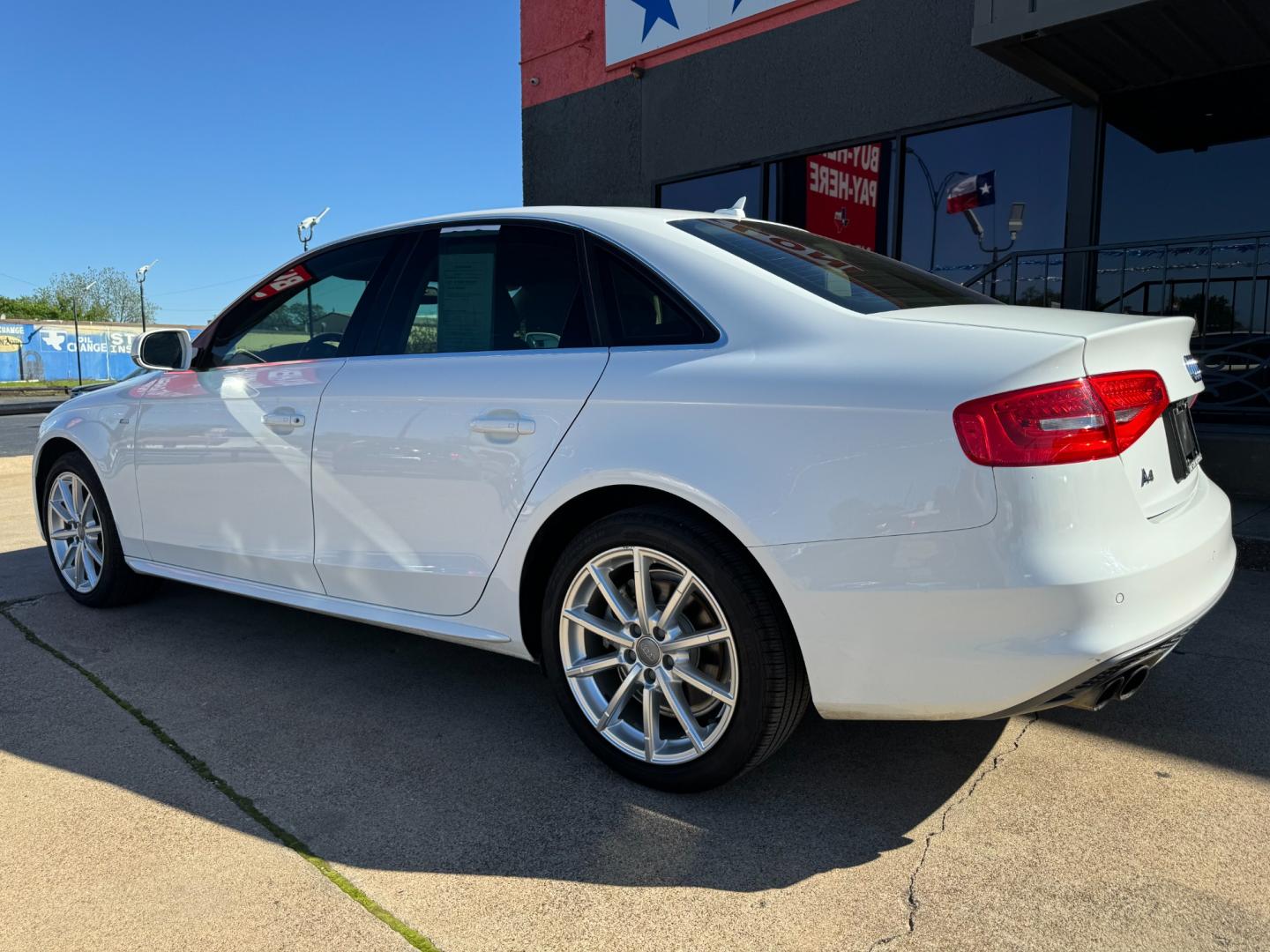 2014 WHITE AUDI A4 PREMIUM PLUS (WAUEFAFL2EN) , located at 5900 E. Lancaster Ave., Fort Worth, TX, 76112, (817) 457-5456, 0.000000, 0.000000 - Photo#6